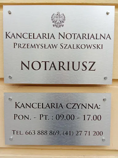 Kancelaria Notarialna Przemysław Szalkowski Notariusz Kielce